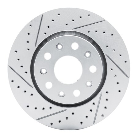Dynamic Friction Co DFC Geoperformance Rotor - Drilled and Slotted 830-42038L