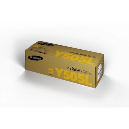 Samsung CLT-Y505L Yellow Toner Cartridge (3,500 Yield) SU514A