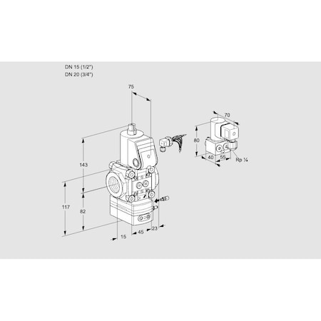 Honeywell Kromschroder VAG115/20R/NWAE KS88011182