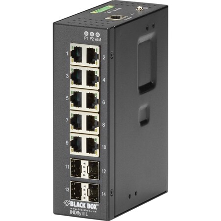 Black Box BLACK BOX Ethernet Switch 10-Port 10/100/1000 Mb/s Managed LIG1014A