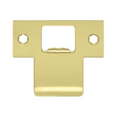 Dendesigns 2.75 x 2.25 in. Extended T-Strike, Bright Brass, Solid Brass DE560855