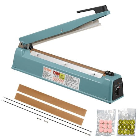 Vevor 12 in. Impulse Sealer, Manual Heat Seal Machine with Adjustable Heating Mode ZDSFKJTQ12INE8J5WV5