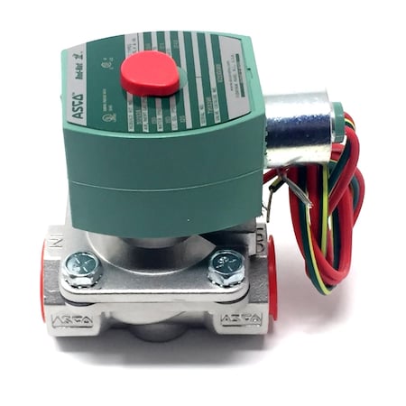 Asco 3/4in 120V SS Air/Water/Oil 0 Lb Min 150 8210G088 120/60 110/50