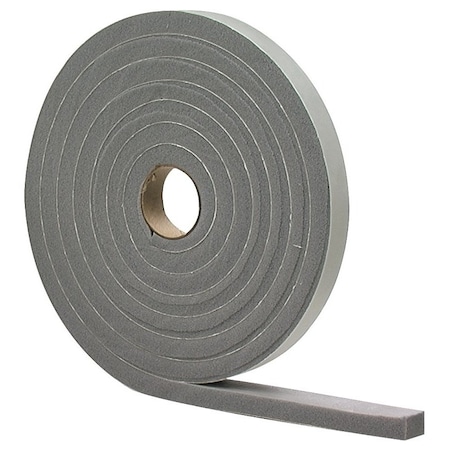 M-D Building Products 0 Foam Tape, 38 in W, 17 ft L, 316 in Thick, PVC, Gray 2253