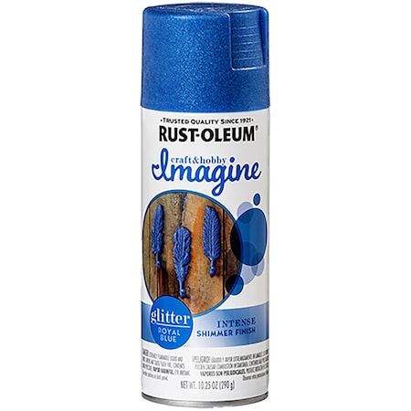 Rust-Oleum Imagine Craft and Hobby Glitter Royal Blue Spray Paint- 10.25 oz 354072