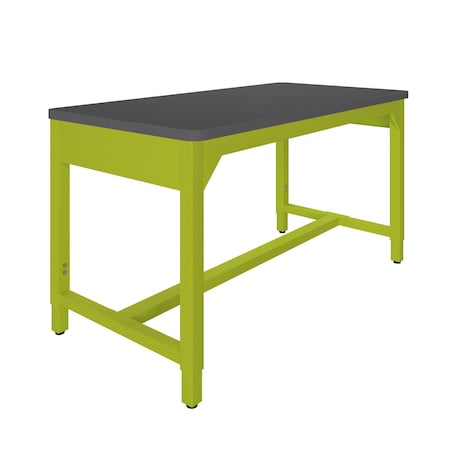 Diversified Spaces Fab Lab Workbench, Top 96"x30", Lime Frame AMS9630LCCL