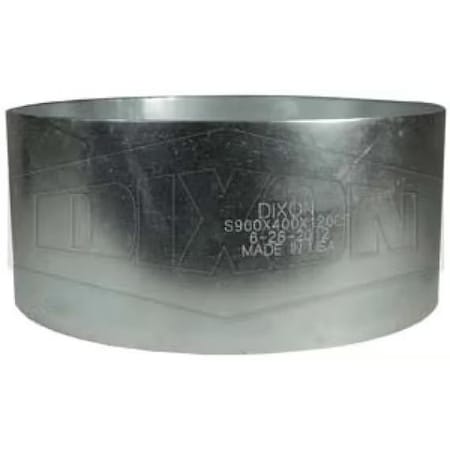 Dixon S1050X750X 120CS King Crimp Crimp Sleeve, 10-1/4 in Nominal, 7-1/2 L x 0.12 in Thick, Carbon Steel, S1050X750X120CS
