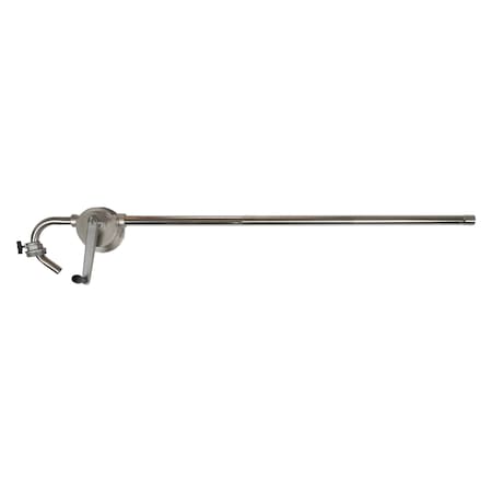 Dayton Hand Drum Pump, Stainless Steel, 1In OD 38Y793