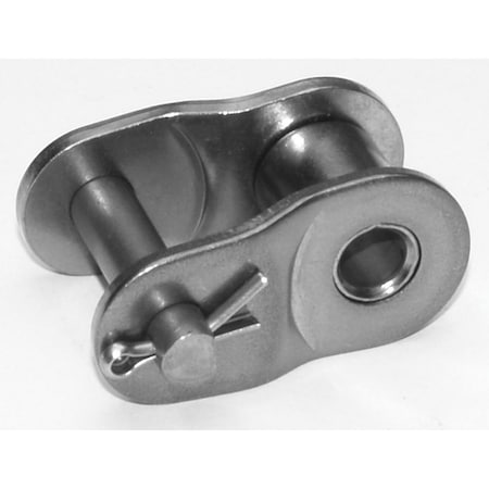 Senqcia British Standard Single Strand Cottd Off Link, 08BSS, .5P, .72 OAW, .175 Pin, 304SS 08BSSOL