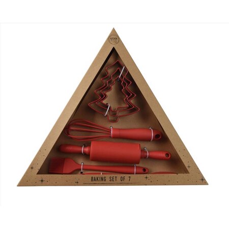 Decoris Red Baking set Table Decor 608841