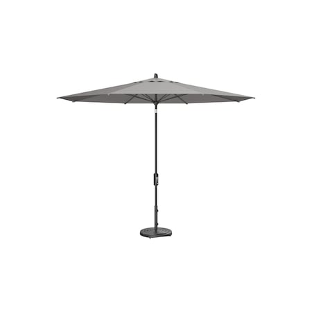 Treasure Garden 11 ft Patio Umbella, aluminum, fiberglass ribs, outdoor, Cast Silver UM841-09 40433 Cast Silver