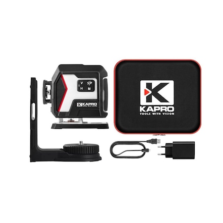 Kapro Nucleo Mini 3D Green Laser, Three 360 Deg Laser Lines 933