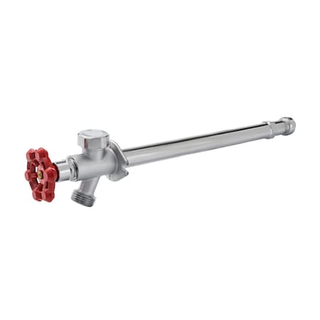 Proline Series Chrome Plated Brass 1/2-in PF x 3/4-in MHT x 10-in Anti-siphon Frost Free Sillcock 1104-597