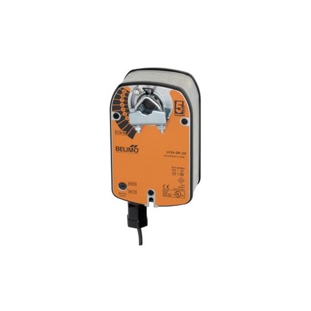 Belimo Actuator, Damper, 35 in-lb, 24V AC/DC LF24-SR US