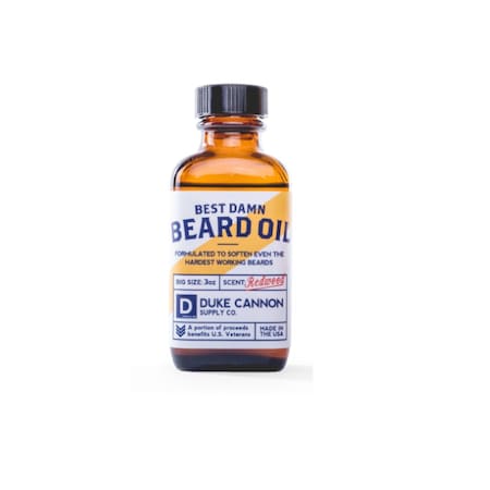 Duke Cannon Best Damn Beard Oil 3 oz BDOIL1