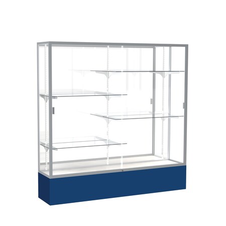 Ghent Spirit Floor Display Case 72x72x16, Mirror, Satin 376MB-SN-NY