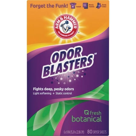 Arm & Hammer Odor Blasters Botanical Dryer Sheets, 80-Count 291
