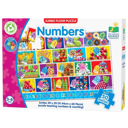 The Learning Journey International Jumbo Floor Puzzles, Numbers 437421
