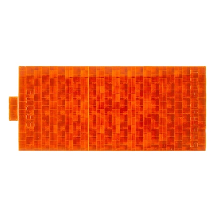 Grote Reflector, Yllw, Rectangular, 3-13/16" dia. 41153