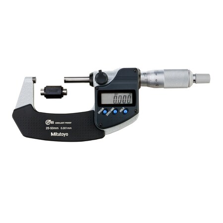 Mitutoyo Digimatic Outside Micrometer, 25-50mm, .001mm, NO, RS 293-241-32