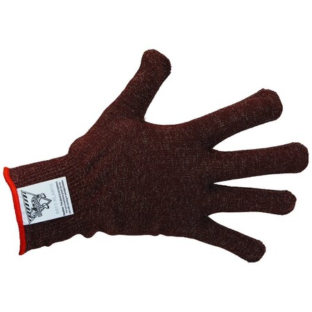 Workhorse Color-Coded Cut-Resistant Hand Protection Gloves, FDA-Compliant, A8, 13 Gauge WH A513-BRN-XLG