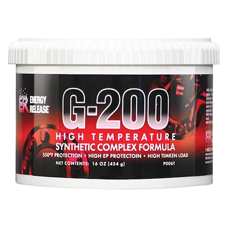 Energy Release P006T 16 oz Tube G-200 High Temperature Synthetic Grease ERPP006T