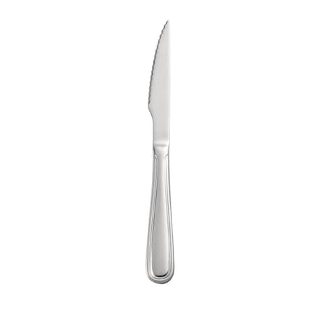 Cac Foodservice CAC Stainless Elite Steak Knife Pointed Tip 18/8 Extra. Heavy-Weight 8 7/8 in Set of 12, 12PK 8002-13