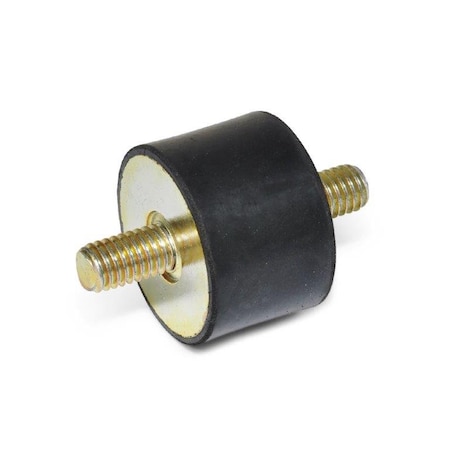 J.W. Winco Vibration-Isolating Mount, 3/4 in H 351.1-19-19-1/4-55