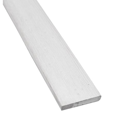 Timberchic Wood, White, 48 in L, 1.25 in W, Stained 434