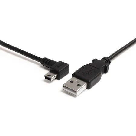 Startech.Com 6 ft USB to Left Angle Mini USB Cable USB2HABM6LA