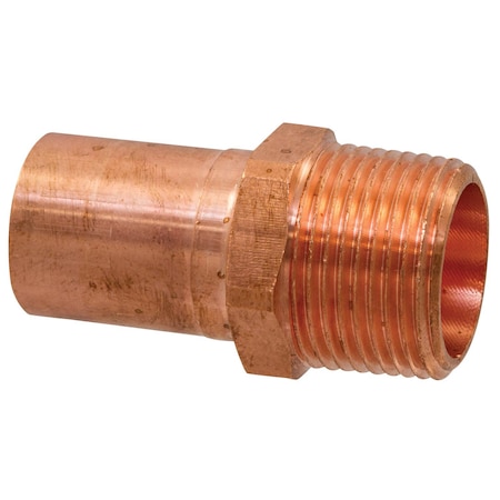 Nibco 3/4 in. FTG X 3/4 in. D MIP Wrought Copper Adapter Coupling 9034055PCU