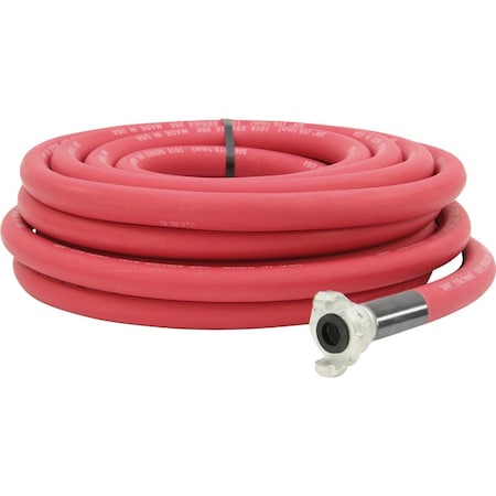 Goodyear 3/4'' ID x 50 Ft. RED 300No, Universal Chicago Coupling Utility Hose 1025-0750R-50-CR