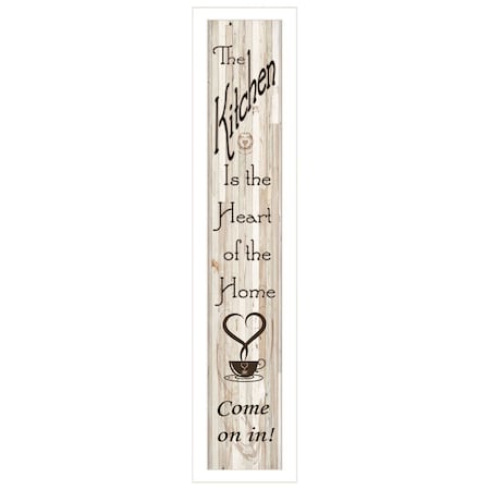 Homeroots Kitchen Is The Heart of The Home 10 White Framed Print Kitchen Wall Art 405382