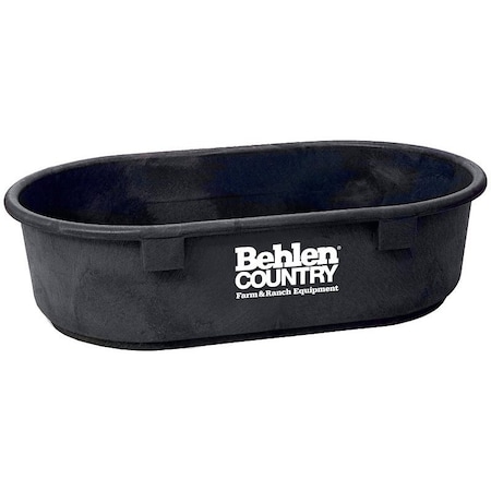 Behlen Country 52120605IFA Stock Tank, 60 gal Capacity, Foam/Rigid Poly, Black 52120605