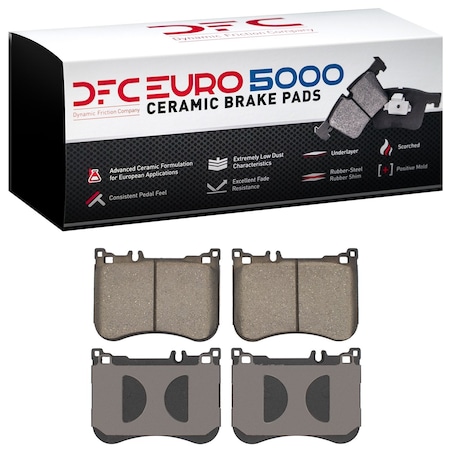Dfc 5000 Euro Ceramic Disc Brake Pad Set, 1600-1688-00