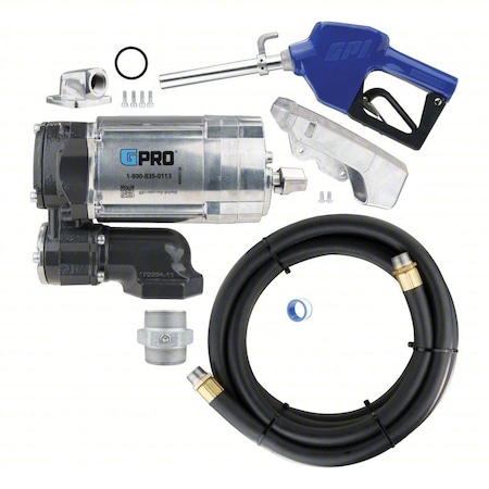 Gpi Electric Drum Pump, Cast Iron, 230 V AC V20-115AU