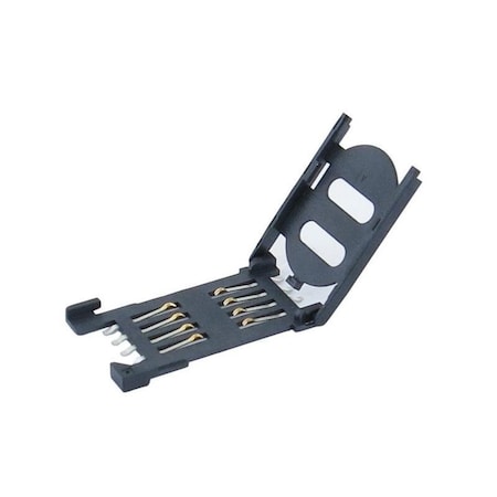Attend SIM Card Socket Hinge Type, 8 Pin w/Peg, GF 115B-BAA0-R01