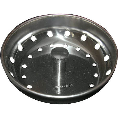 Westlake Pipe & Fittings 3-1/4'' Chrome 4-Prong Sink Basket Strainer Cup 03-1305