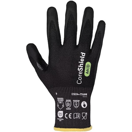Pip Global Safety Cut Protection Gloves, White, 10", PR CS24-7518B-7
