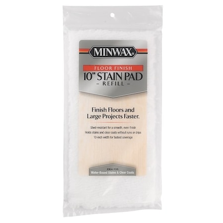 Minwax Floor Stain Pad, 10 in L Pad, 10 in W Pad, Polyester Pad 427210200