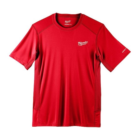 Milwaukee Tool Work Shirt, 3XL, Red, Men's 414R-3X