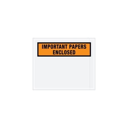 Bubblefast 10 x 12'' Orange ''Important Papers Enclosed'' Envelopes, 500PK BFPL449