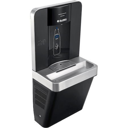 Global Industrial Slim Refrigerated Water Bottle Refilling Station, Filtered 761219