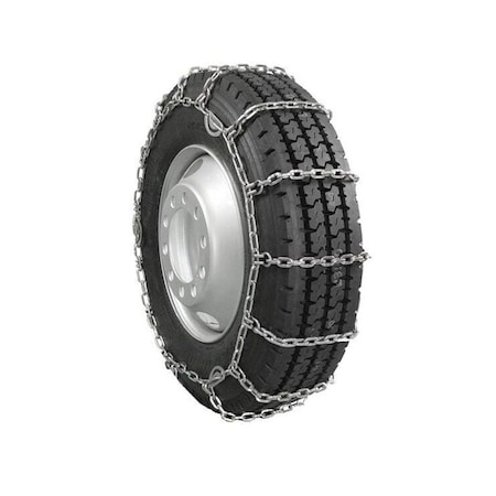 Mytee Products 2PK Cam Square Link Snow Tire Chain for 24.5in Rim Di. & 11in Wide Car Tire TC245SQS