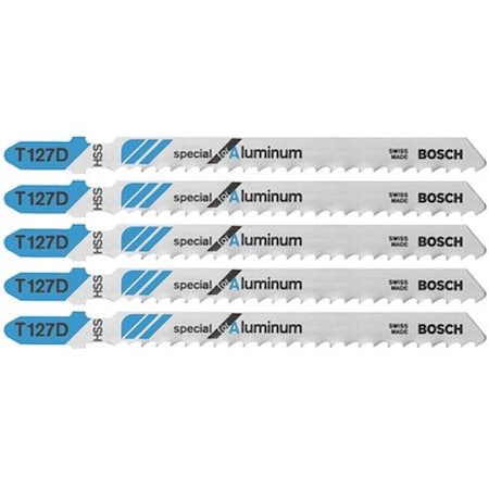 Bosch T-Shank Jig Saw Blades, PK 5 T127D
