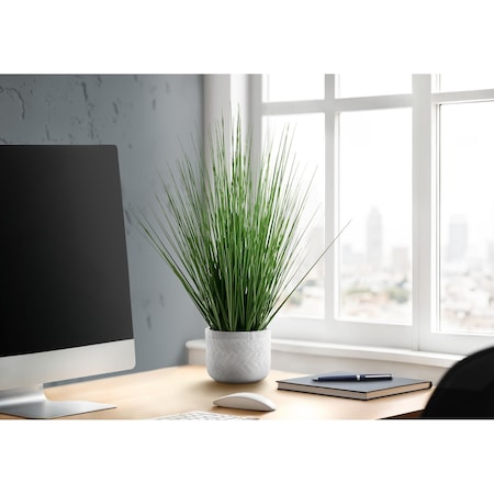 Monarch Specialties Artificial Plant 21" Tall Grass, Indoor, Faux, Fake, Table, Greenery, Potted, Real Touch, Decorative I 9574