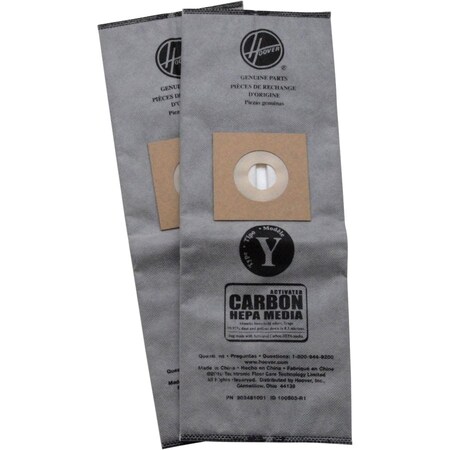 Hoover Vacuum Bag, 2 PK AH10165