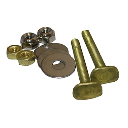 Made-To-Order 04-3637 0.25 in. Code Brass Toilet Closet Bolt Set MA581907