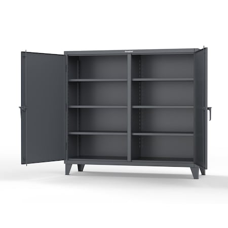 Strong Hold UHMW Top Shop Table with Keylock Drawers T7236-4DB-KL-UHMW