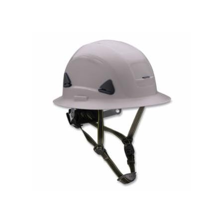 Honeywell Fibre-Metal Fibre-Metal Climbing Style Full Brim Safety Helmet, Type II, Class E, Ratchet Suspension,  068-CSH12009